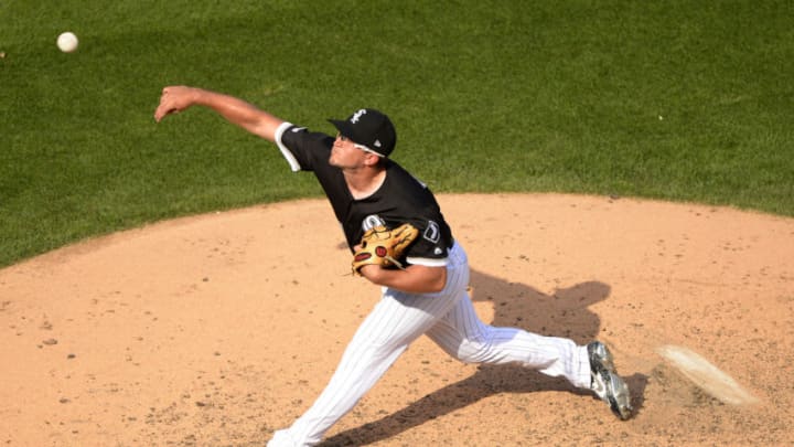 CHICAGO - JUNE 29: Carson Fulmer #51 of the Chicago White Sox pitches against the Minnesota Twins on June 29, 2019 at Guaranteed Rate Field in Chicago, Illinois. (Photo by Ron Vesely/MLB Photos via Getty Images)