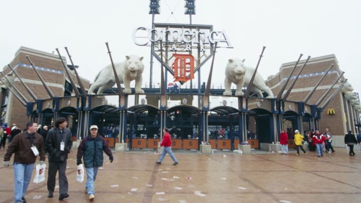 Comerica Park on April 11, 2000. (Photo by Harry How/Getty Images)