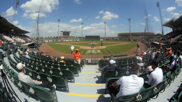 Mar 16, 2021; Lakeland, Florida, USA; A general view of Publix Field during the game between the New York Yankees and Detroit Tigers at Joker Marchant Stadium. Mandatory Credit: Kim Klement-USA TODAY Sports
