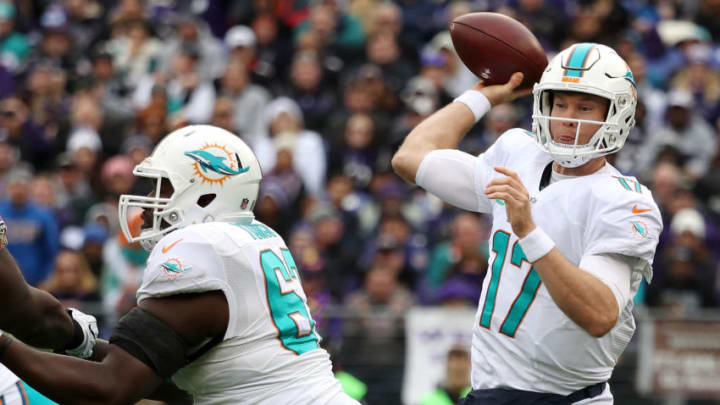 BALTIMORE, MD - DECEMBER 4: Quarterback Ryan Tannehill