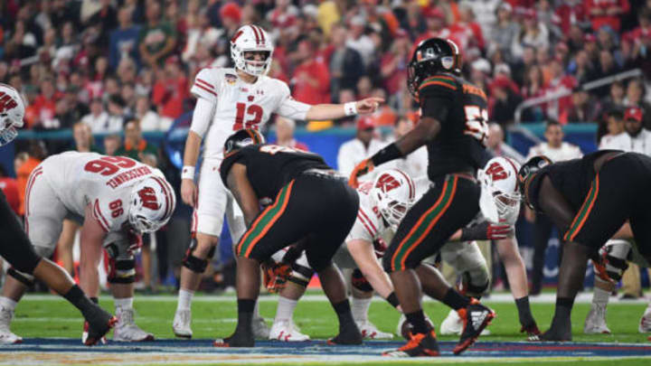 MIAMI GARDENS, FL – DECEMBER 30: Alex Hornibrook