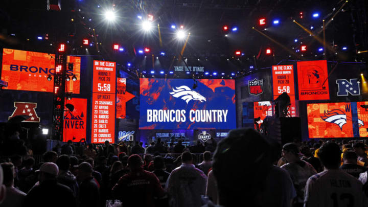NASHVILLE, TN - APRIL 25: General view as the Denver Broncos wait to select during the first round of the NFL Draft on April 25, 2019 in Nashville, Tennessee. (Photo by Joe Robbins/Getty Images)