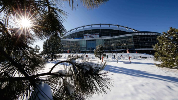 Dec 18, 2016; Denver, CO, USA; A general view of Sports Authority Field at Mile High before the game between the Denver Broncos and the New England Patriots. Mandatory Credit: Isaiah J. Downing-USA TODAY Sports