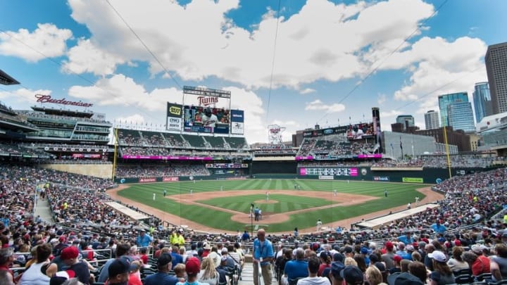 Jul 2, 2016; Minneapolis, MN, USA; A general view at Target Field between the Minnesota Twins and the Texas Rangers. Mandatory Credit: Jeffrey Becker-USA TODAY Sports