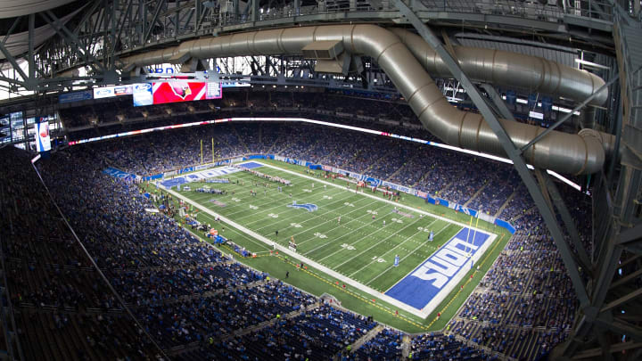 DETROIT, MI – SEPTEMBER 10: General view of Ford Field before the game between the Detroit Lions and the Arizona Cardinals on September 10, 2017 in Detroit, Michigan. (Photo by Leon Halip/Getty Images)