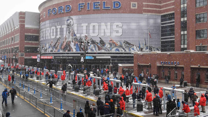 Dec 11, 2016; Detroit, MI, USA; A general view of Ford Field before the game between the Detroit Lions and the Chicago Bears. Mandatory Credit: Tim Fuller-USA TODAY Sports