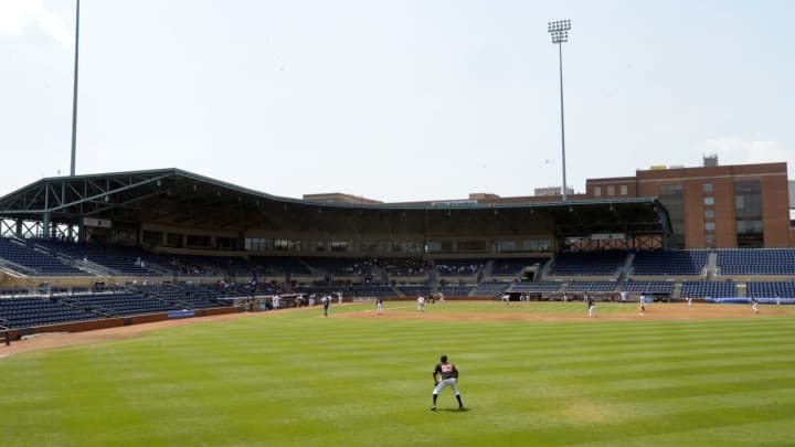 DURHAM, NC – JULY 28: Again, no picture of Joe McCarthy, so here is a picture of where Rays AAA home. (Photo by Sara D. Davis/Getty Images)