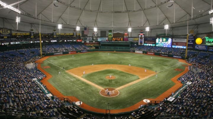 St. Petersburg, United States. 28th May, 2022. St. Petersburg, FL. USA;  Tampa Bay Rays shortstop Wander Franco (5) fields a ball off the bat of New  York Yankees second baseman DJ LeMahieu (