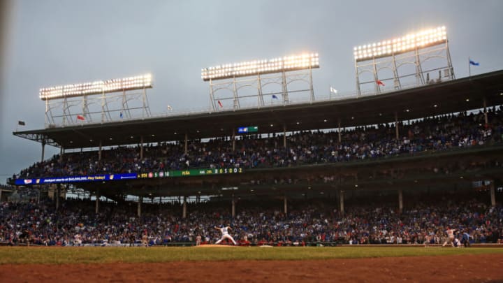 CHICAGO, IL - SEPTEMBER 30: General view of Wrigley Field between the Chicago Cubs and St. Louis Cardinals on September 30, 2018 in Chicago, Illinois. (Photo by Andrew Weber/Getty Images)