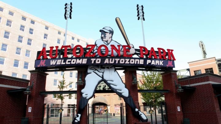 MEMPHIS - OCTOBER 03: AutoZone Park, home of the Memphis Redbirds baseball team in Memphis, Tennessee on October 3, 2016. (Photo By Raymond Boyd/Getty Images)