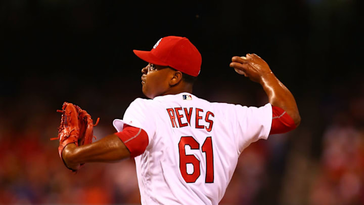 ST. LOUIS, MO - SEPTEMBER 13: Reliever Alex Reyes