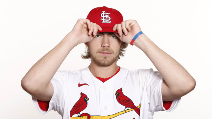 JUPITER, FLORIDA - FEBRUARY 19: Matt Liberatore #66 of the St. Louis Cardinals poses for a photo on Photo Day at Roger Dean Chevrolet Stadium on February 19, 2020 in Jupiter, Florida. (Photo by Michael Reaves/Getty Images)