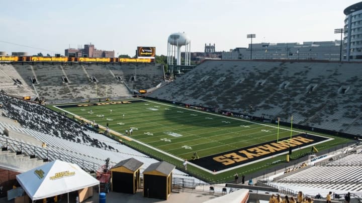 Sep 5, 2015; Iowa City, IA, USA; A general view of Kinnick Stadium prior to the game between the Iowa Hawkeyes and the Illinois State Redbirds. Mandatory Credit: Jeffrey Becker-USA TODAY Sports