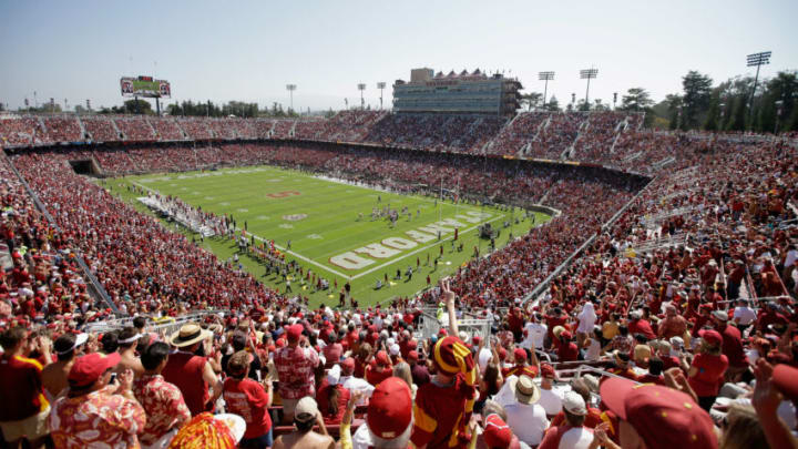 PALO ALTO, CA - SEPTEMBER 06: A general view during the Stanford Cardinal game against the USC Trojans at Stanford Stadium on September 6, 2014 in Palo Alto, California. (Photo by Ezra Shaw/Getty Images)