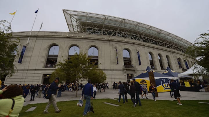 BERKELEY, CA - SEPTEMBER 01: An outside general view of the newly renovated California Memorial Stadium before an NCAA football game between Nevada Wolf Pack and California Golden Bears at California Memorial Stadium on September 1, 2012 in Berkeley, California. (Photo by Thearon W. Henderson/Getty Images)