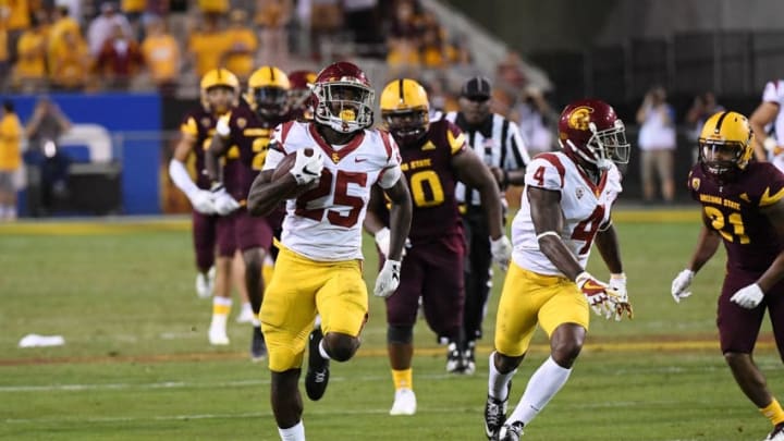 TEMPE, AZ - OCTOBER 28: Ronald Jones II