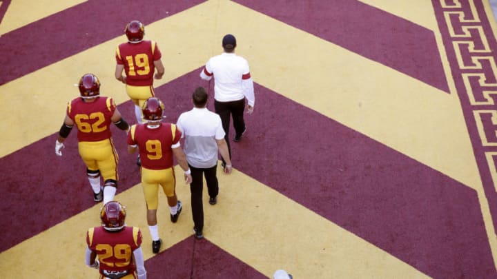 USC football at the LA Memorial Coliseum. (Meg Oliphant/Getty Images)