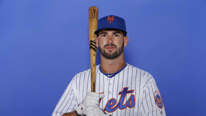 PORT ST. LUCIE, FLORIDA - FEBRUARY 21: Tomas Nido #3 of the New York Mets poses for a photo on Photo Day at First Data Field on February 21, 2019 in Port St. Lucie, Florida. (Photo by Michael Reaves/Getty Images)
