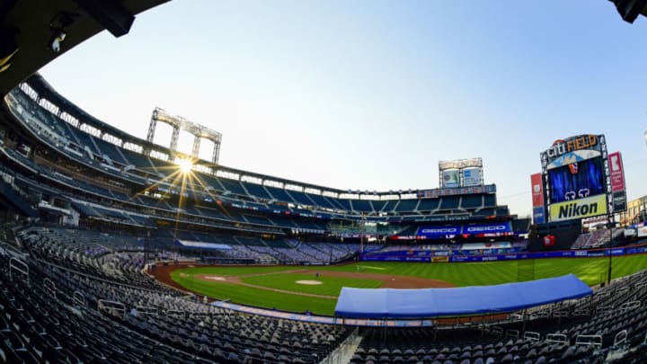 NEW YORK, NEW YORK - AUGUST 11: A general view prior to the game between the New York Mets and the Washington Nationals at Citi Field on August 11, 2020 in New York City. (Photo by Steven Ryan/Getty Images)