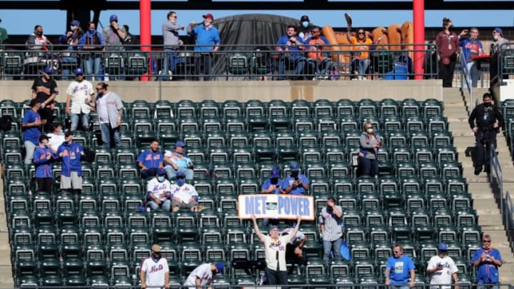 Only 20% of the seats were allowed to be occupied for Opening Day at Citi Field because of the COVID-19 pandemic. Those who were lucky enough to get a ticket and smart enough to stay to the end of the game got to witness one of the most exciting finishes in Mets Opening Day history. Here, fans are shown after Jeff McNeil hit a home-run in the ninth inning to tie the game. Thursday, April 8, 2021
Opening Day At Citi Field