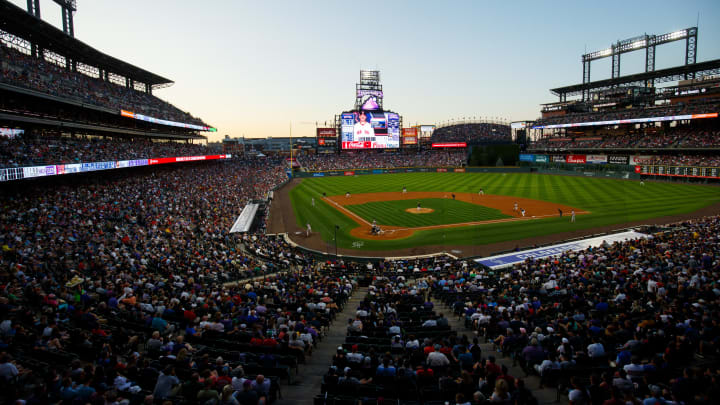 DENVER, CO – AUGUST 27: A general view of the stadium as the Boston Red Sox face the Colorado Rockies at Coors Field on August 27, 2019 in Denver, Colorado. (Photo by Justin Edmonds/Getty Images)