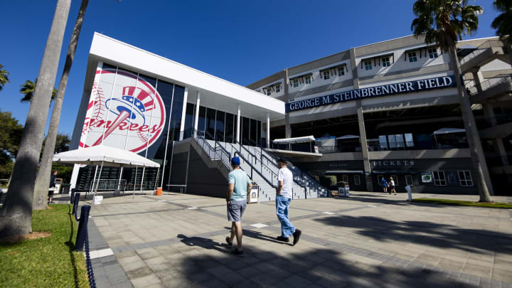 TAMPA, FL – MARCH 13: A general view of Steinbrenner Field on March 13, 2020 in Tampa, Florida. Major League Baseball is suspending Spring Training and delaying the start of the regular season by at least two weeks due to the ongoing threat of the Coronavirus (COVID-19) outbreak. (Photo by Carmen Mandato/Getty Images)