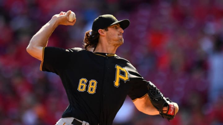 CINCINNATI, OH - SEPTEMBER 30: Clay Holmes #68 of the Pittsburgh Pirates pitches in the first inning against the Cincinnati Reds at Great American Ball Park on September 30, 2018 in Cincinnati, Ohio. (Photo by Jamie Sabau/Getty Images)