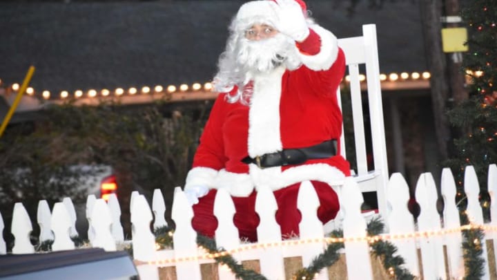 Santa Claus rode through areas of City of Pineville Monday, Dec. 21, 2020 to wish residents and children a Merry Christmas. Due to the pandemic, the Santa House at City Hall where Santa Claus typically meets children is closed. Children are able to leave a letter for Santa Claus at a mailbox set up at the Santa House.Santa Claus Rode Through Areas Of City Of Pineville Monday Dec 21 2020 To Wish Residents And Children A Merry Christmas Due To The Pandemic The Santa House At City Hall Where Santa Claus Typically Meets Children Is Closed Children Are Able To Leave A Letter For Santa Claus At A Mailbox Set Up At The Santa House