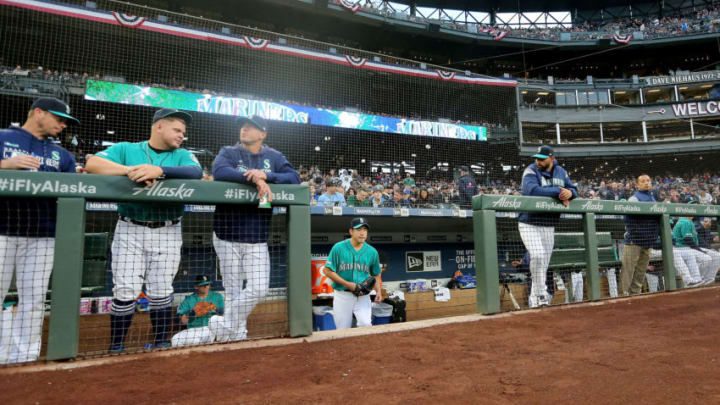 SEATTLE, WA - MARCH 29: Yusei Kikuchi #18 of the Seattle Mariners takes the field for his MLB debut against the Boston Red Sox during their game at T-Mobile Park on March 29, 2019 in Seattle, Washington. (Photo by Abbie Parr/Getty Images)