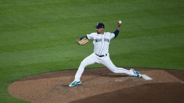 SEATTLE, WA - SEPTEMBER 05: Justus Sheffield of the Seattle Mariners pitches. (Photo by Lindsey Wasson/Getty Images)