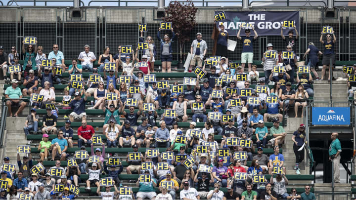 Seattle Mariners' James Paxton cheering section "Maple Grove"