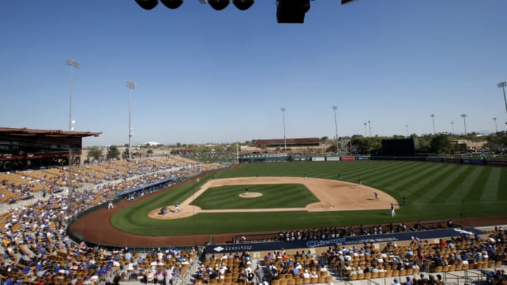 GLENDALE, ARIZONA - FEBRUARY 24: General view of the stadium at Camelback Ranch during a Cactus League spring training game between the Los Angeles Dodgers and Chicago White Sox at on February 24, 2020 in Glendale, Arizona. (Photo by Ralph Freso/Getty Images)