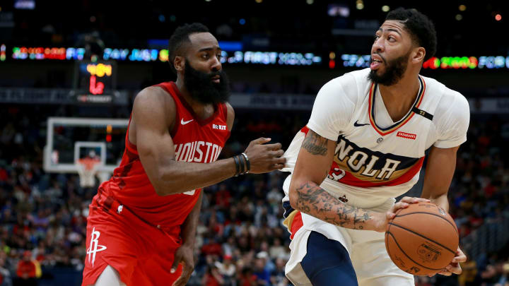 Anthony Davis #23 of the New Orleans Pelicans