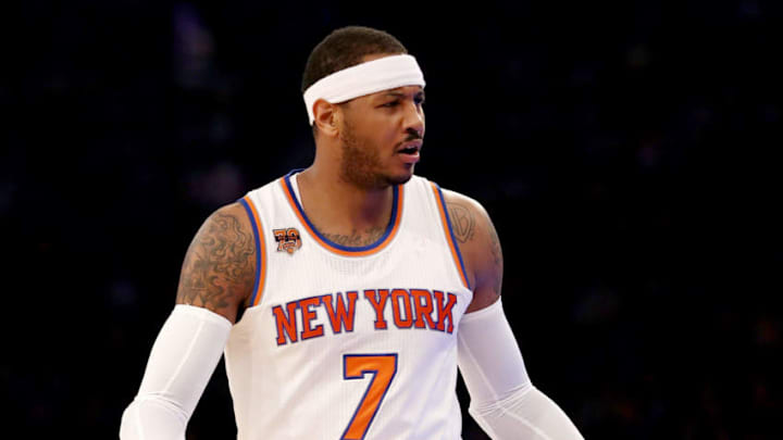 NEW YORK, NY - MARCH 27: Carmelo Anthony NEW YORK, NY - MARCH 27: Carmelo Anthony