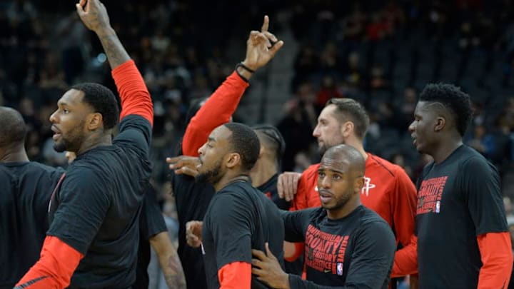 SAN ANTONIO, TX - FEBRUARY 1: Chris Paul SAN ANTONIO, TX - FEBRUARY 1: Chris Paul