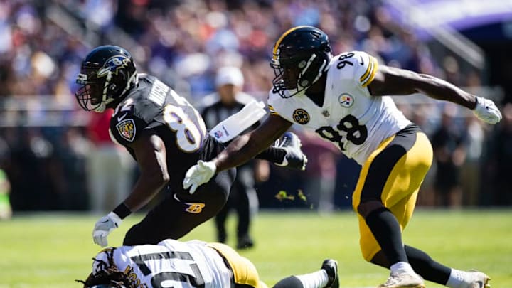 BALTIMORE, MD - OCTOBER 01: Tight end Benjamin Watson