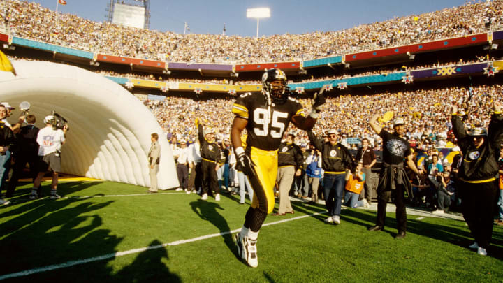 Pittsburgh Steelers linebacker #95 Greg Lloyd  Mandatory Credit: Photo By USA TODAY Sports © Copyright USA TODAY Sports