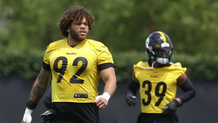 Pittsburgh Steelers defensive end Isaiahh Loudermilk (92). Mandatory Credit: Charles LeClaire-USA TODAY Sports