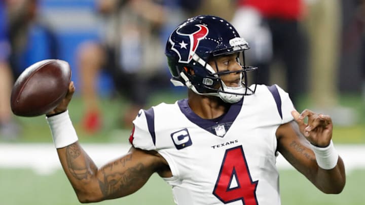 Houston Texans quarterback Deshaun Watson (4). Mandatory Credit: Raj Mehta-USA TODAY Sports