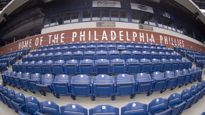 A general view of the stadium seats at Citizens Bank Park (Photo by Mitchell Leff/Getty Images)