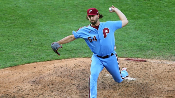 Austin Davis #54 of the Philadelphia Phillies (Photo by Rich Schultz/Getty Images)