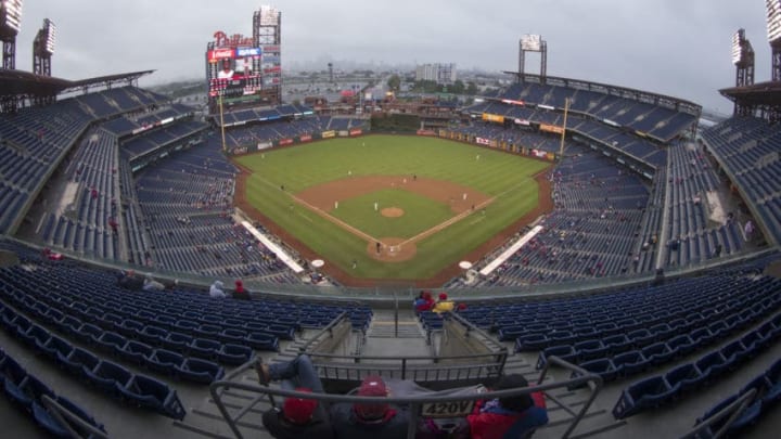PHILADELPHIA, PA - OCTOBER 3: A general view of the game between the Miami Marlins and Philadelphia Phillies on October 3, 2015 at Citizens Bank Park in Philadelphia, Pennsylvania. The Marlins defeated the Phillies 7-6. (Photo by Mitchell Leff/Getty Images)