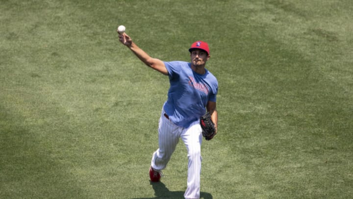 Zach Eflin #56 of the Philadelphia Phillies (Photo by Mitchell Leff/Getty Images)