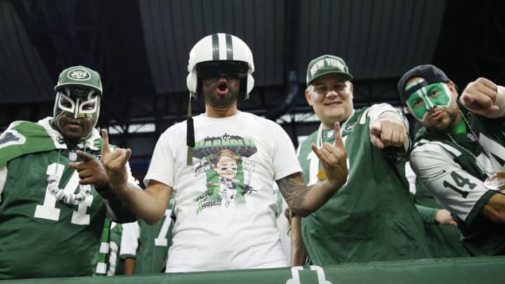 DETROIT, MI - SEPTEMBER 10: Jets fans attend the game between the Detroit Lions and the New York Jets at Ford Field on September 10, 2018 in Detroit, Michigan. (Photo by Joe Robbins/Getty Images)