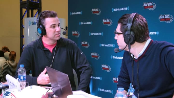 MINNEAPOLIS, MN - FEBRUARY 02: NFL Network analyst Daniel Jeremiah (L) and SiriusXM host Adam Schein attend SiriusXM at Super Bowl LII Radio Row at the Mall of America on February 2, 2018 in Bloomington, Minnesota. (Photo by Cindy Ord/Getty Images for SiriusXM)