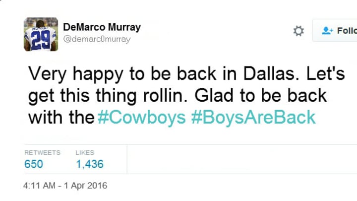 Titans swap 4th-round picks with Eagles in DeMarco Murray trade 