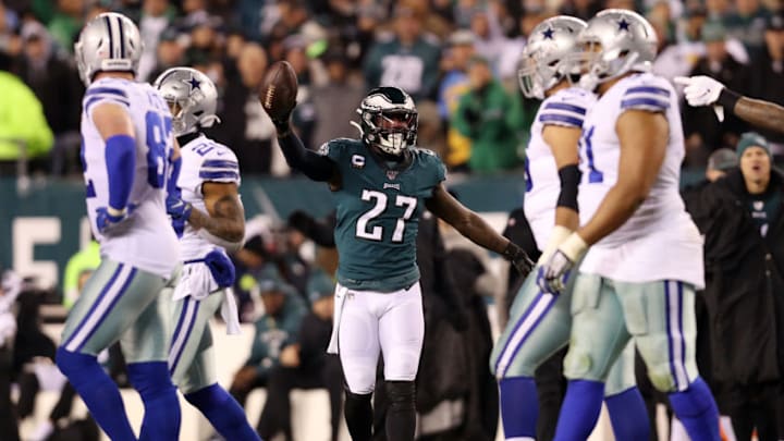 PHILADELPHIA, PENNSYLVANIA - DECEMBER 22: Malcolm Jenkins #27 of the Philadelphia Eagles reacts during the second half against the Dallas Cowboys in the game at Lincoln Financial Field on December 22, 2019 in Philadelphia, Pennsylvania. (Photo by Patrick Smith/Getty Images)