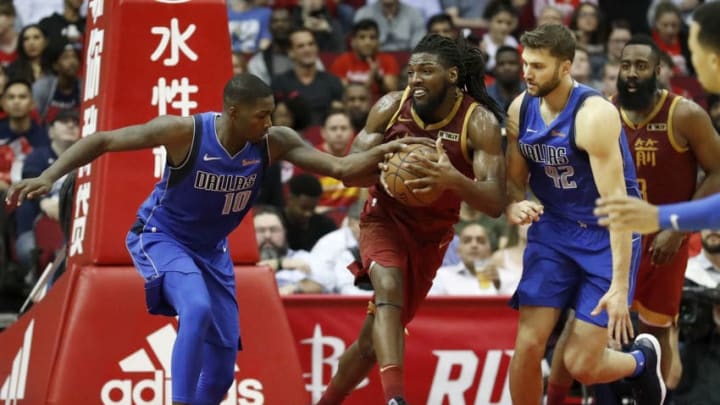 Dallas Mavericks Dorian Finney-Smith Maxi Kleber (Photo by Tim Warner/Getty Images)