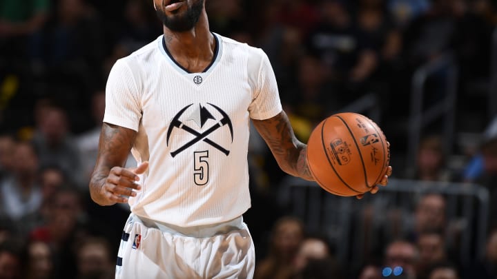 DENVER, CO – MARCH 16: Will Barton #5 of the Denver Nuggets handles the ball against the LA Clippers during the game on March 16, 2017 at the Pepsi Center in Denver, Colorado. NOTE TO USER: User expressly acknowledges and agrees that, by downloading and/or using this Photograph, user is consenting to the terms and conditions of the Getty Images License Agreement. Mandatory Copyright Notice: Copyright 2017 NBAE (Photo by Garrett Ellwood/NBAE via Getty Images)
