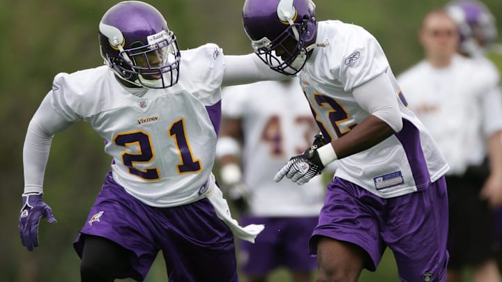 Mike Doss at the Minnesota Vikings Mini-camp (Photo by Tom Dahlin/Getty Images)